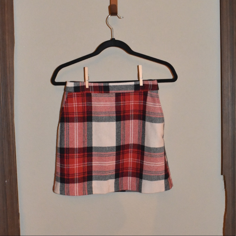 Abercrombie plaid mini skirt
